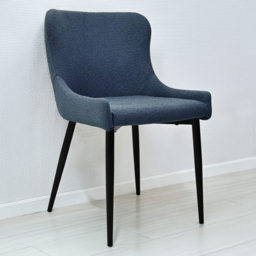 Bentley Designs Rubens Blue Boucle Dining Chair Set of 2