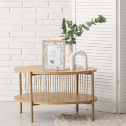 Floral Linen Wooden Frame - thumbnail 2