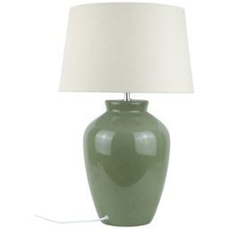 Vaughn Ceramic Table Lamp Green