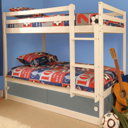 Comfy Living Single Grey Slide Storage Bunk Bed