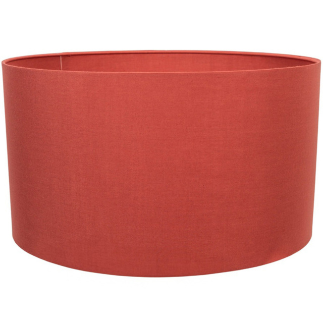 ValueLights Reni Rust Fabric Ceiling Drum Lamp Shade 45cm - image 1