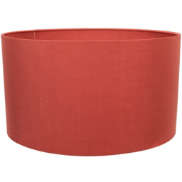 ValueLights Reni Rust Fabric Ceiling Drum Lamp Shade 45cm