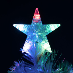 The Christmas Centre Multicolour LED White Fibre Optic Artificial Xmas Tree 5ft - thumbnail 4