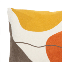 Divante Neptune Boucle Rust Abstract Cushion 45 x 45cm - thumbnail 2