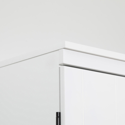 Portland White 4 Door Tall Kitchen Cupboard - thumbnail 4