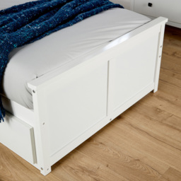 Home Source Florida Single Wooden Bed with Storage - thumbnail 3