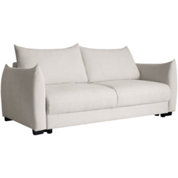 Bronte 3 Seater Natural Fabric Sofa Bed - thumbnail 3