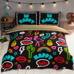 Rapport Double Multicolour Home Be Happy Duvet Set