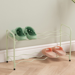 Wavy 2 Tier Shoe Rack - thumbnail 2