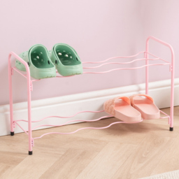 Wavy 2 Tier Shoe Rack - thumbnail 3
