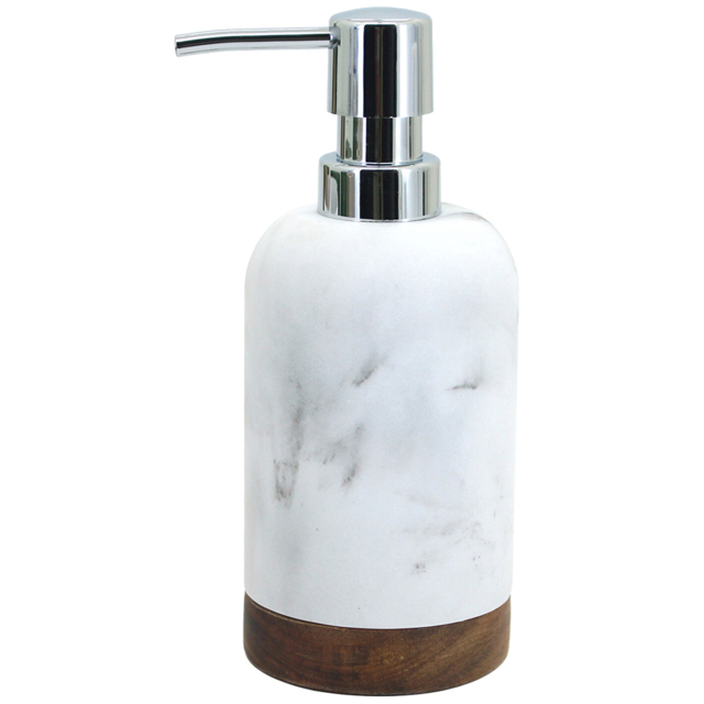 Acacia White Soap Dispenser