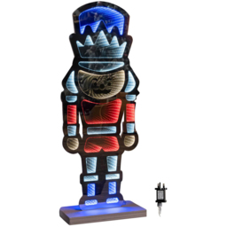 Samuel Alexander Nutcracker Infinity LED Christmas Decoration 4ft - thumbnail 3