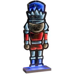 Samuel Alexander Nutcracker Infinity LED Christmas Decoration 4ft - thumbnail 2