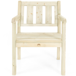AMATA Ungurs Green Wooden Straight Garden Bench - thumbnail 2