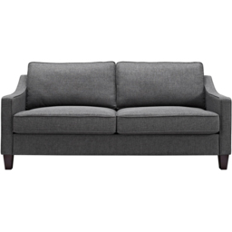 Dorel Luke 3 Seater Grey Linen Sofa - thumbnail 3