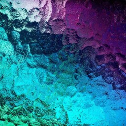 Origin Murals Coloured Glass Blue Wall Mural - thumbnail 2