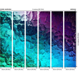 Origin Murals Coloured Glass Blue Wall Mural - thumbnail 3