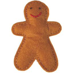 All I Want For Christmas Brown Make Your Own Hanging Gingerbread People Kit - thumbnail 2
