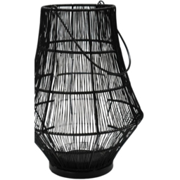 Ivyline Portofino Black Curve Wirework Lantern - thumbnail 2