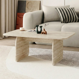 Decortie Pietra Travertine Coffee Table - thumbnail 1