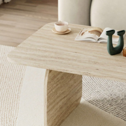 Decortie Pietra Travertine Coffee Table - thumbnail 3