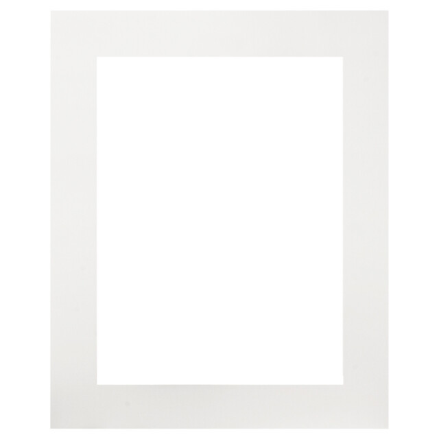 Ivory Rectangle Photo Frame with Mount 16 x 12 inch