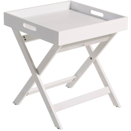 Home Source Alpine White Butlers Side Table - thumbnail 2