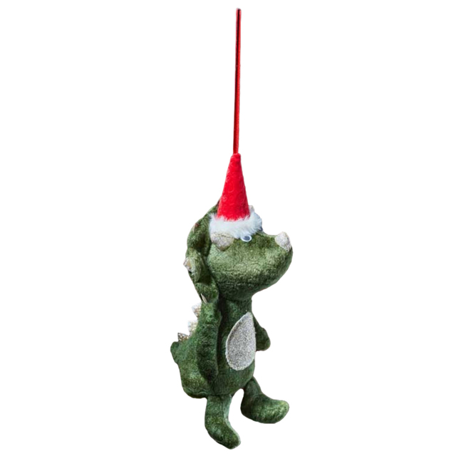 Marco Paul Green Dinosaur Hanging Christmas Decoration - image 1