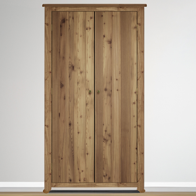 Havana 2 Door Solid Pine Wardrobe - image 1