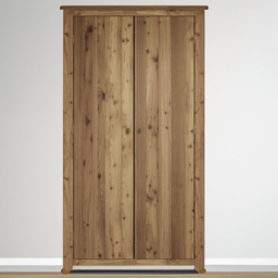Havana 2 Door Solid Pine Wardrobe - thumbnail 1