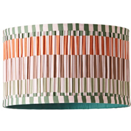ValueLights Rae Small Natural Striped Easy Fit Shade