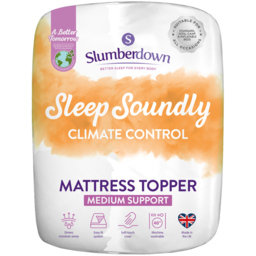 Slumberdown Single Sleep Soundly Climate Control Mattress Topper