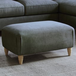 Clara Faro 17 Grey Agmamito Footstool