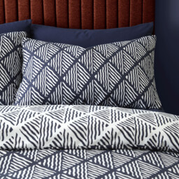 Artemis Navy Double Reversible Duvet Set - thumbnail 3
