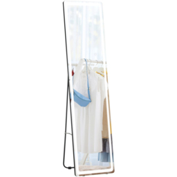 Portland Aluminium frame Full Length LED Floor Mirror with Remote Control 160 x 40cm