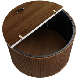 Birlea Kagu Walnut Coffee Table with Storage - thumbnail 4