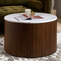 Birlea Kagu Walnut Coffee Table with Storage