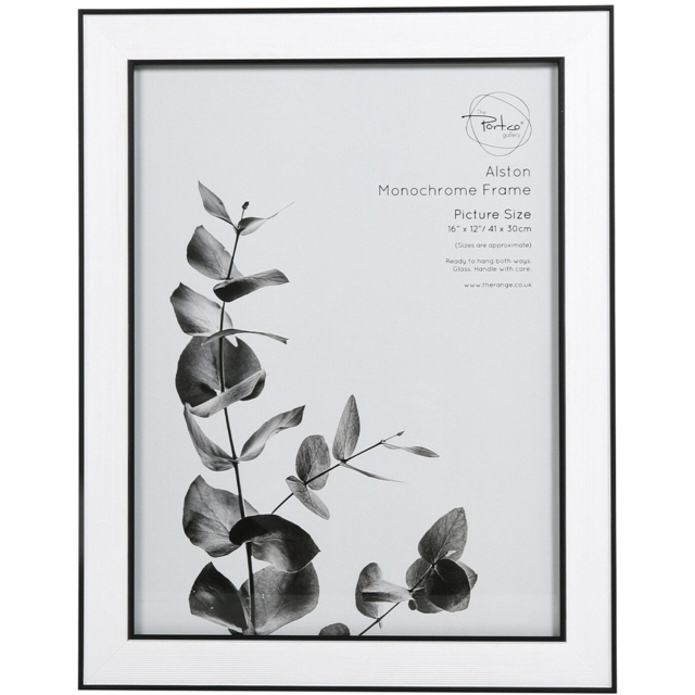 The Port. Co Gallery Alston Monochrome Photo Frame 16 x 12 inch