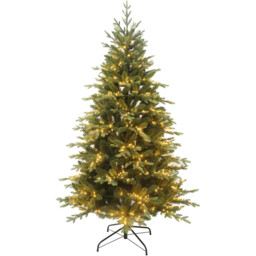 Super Pre Lit Vermont Fir Tree Green - thumbnail 1