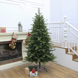 Super Pre Lit Vermont Fir Tree Green - thumbnail 4