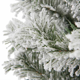 Snow Half Flocked Artificial Christmas Tree 7ft - thumbnail 4