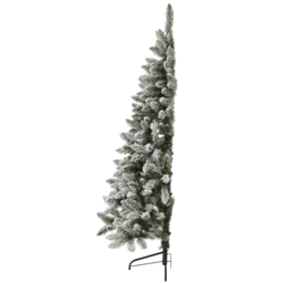 Snow Half Flocked Artificial Christmas Tree 7ft - thumbnail 1