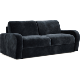 Jay-Be Deco 3 Seater Luxe Velvet Charcoal Sofa Bed with e-Sprung Mattress - thumbnail 2
