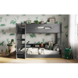 Flair Gravity Low Grey Bunk Bed with Shelves - thumbnail 2
