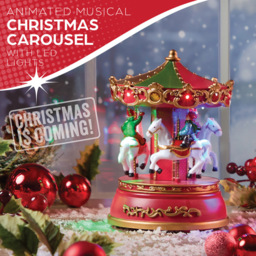The Christmas Workshop Classic Carols LED Carousel Decoration - thumbnail 4