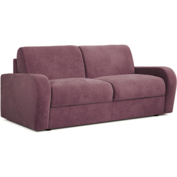 Jay-Be Deco 3 Seater Cosy Chenille Mauve Sofa Bed with e-Sprung Mattress - thumbnail 2