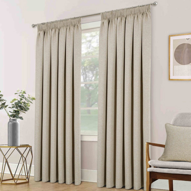 Divante Dusk Natural Blackout Thermal Curtains 229 x 229cm - image 1