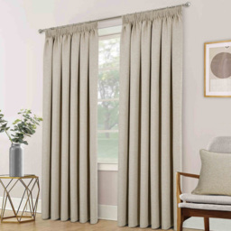 Divante Dusk Natural Blackout Thermal Curtains 229 x 229cm - thumbnail 1