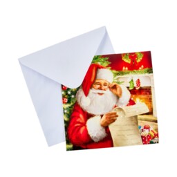 Pack of 10 Traditional Santa Cards - thumbnail 4
