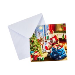 Pack of 10 Traditional Santa Cards - thumbnail 3
